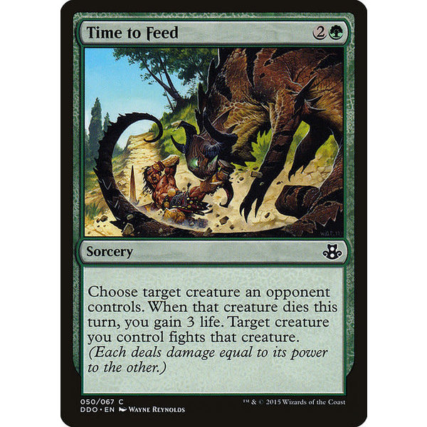 Magic: The Gathering Time to Feed (050) Moderately Played