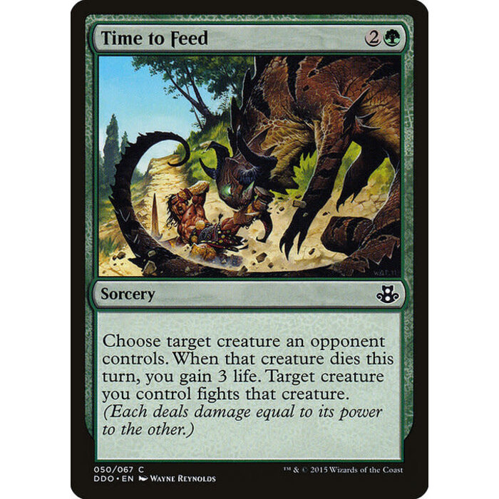 Magic: The Gathering Time to Feed (050) Moderately Played