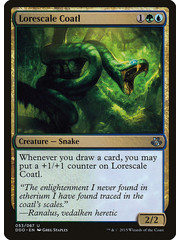 Magic: The Gathering Lorescale Coatl (053) Moderately Played