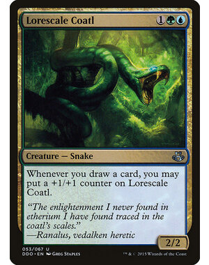 Magic: The Gathering Lorescale Coatl (053) Moderately Played