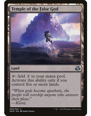 Magic: The Gathering Temple of the False God (059) Moderately Played