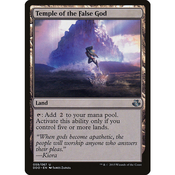 Magic: The Gathering Temple of the False God (059) Moderately Played