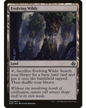 Magic: The Gathering Evolving Wilds (058) Moderately Played