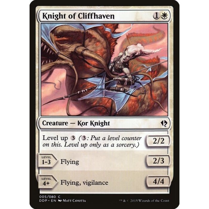 Magic: The Gathering Knight of Cliffhaven (005) Lightly Played
