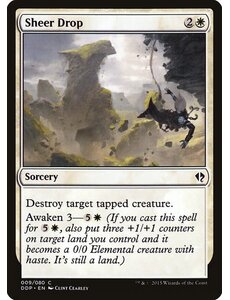 Magic: The Gathering Sheer Drop (009) Lightly Played