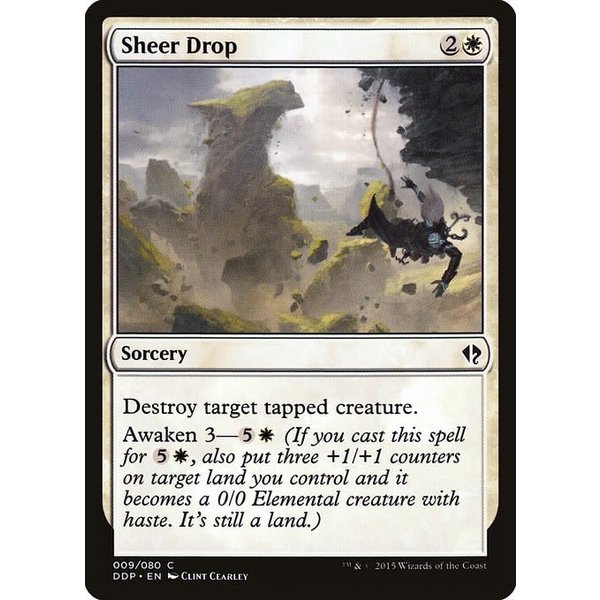 Magic: The Gathering Sheer Drop (009) Moderately Played