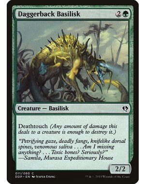 Magic: The Gathering Daggerback Basilisk (011) Lightly Played