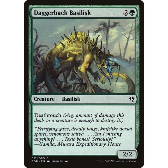 Magic: The Gathering Daggerback Basilisk (011) Lightly Played