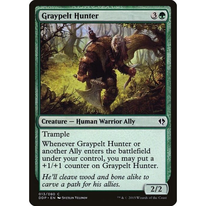 Magic: The Gathering Graypelt Hunter (013) Lightly Played