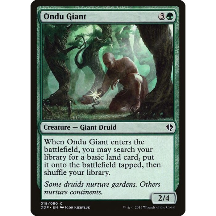 Magic: The Gathering Ondu Giant (019) Lightly Played
