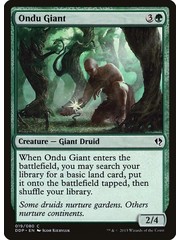 Magic: The Gathering Ondu Giant (019) Moderately Played