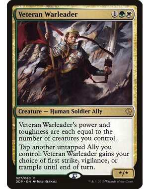 Magic: The Gathering Veteran Warleader (027) Lightly Played