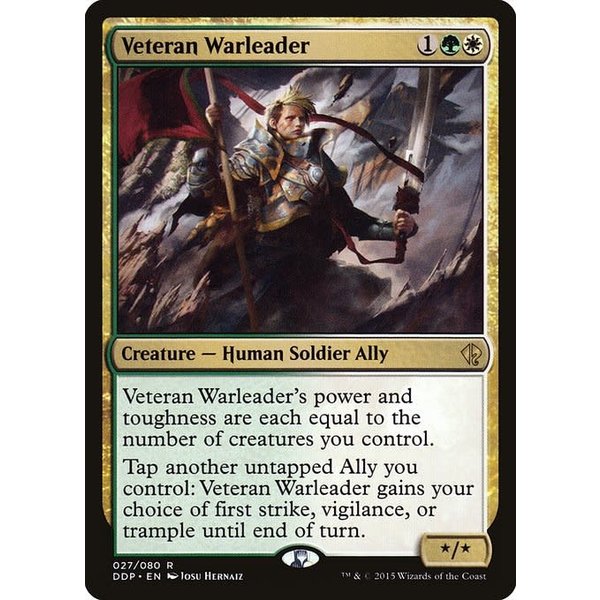 Magic: The Gathering Veteran Warleader (027) Lightly Played