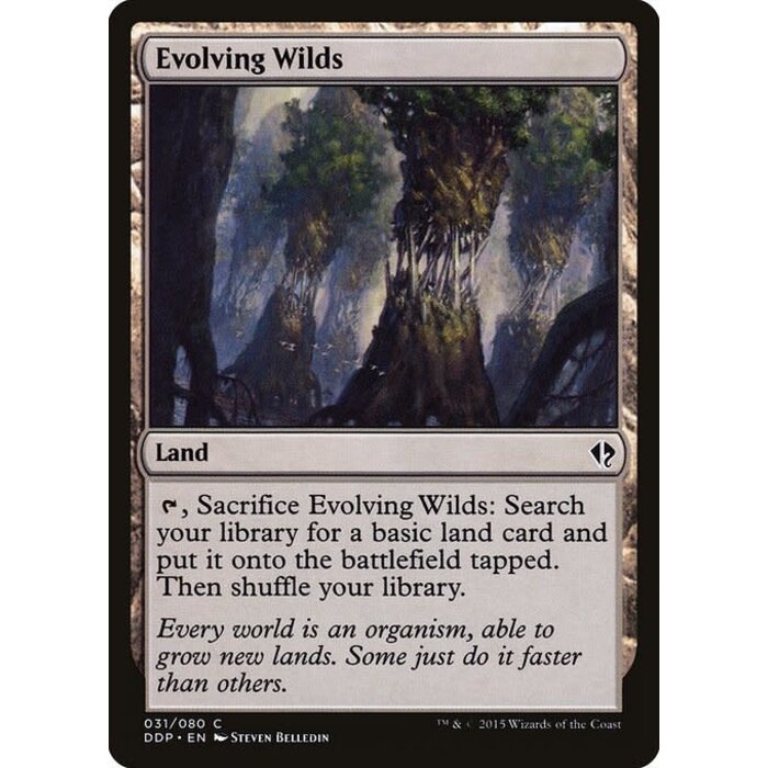 Magic: The Gathering Evolving Wilds (031) Moderately Played