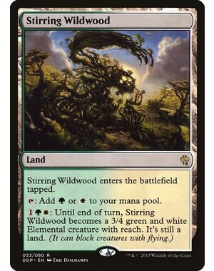 Magic: The Gathering Stirring Wildwood (033) Lightly Played