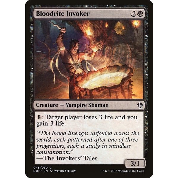 Magic: The Gathering Bloodrite Invoker (045) Moderately Played