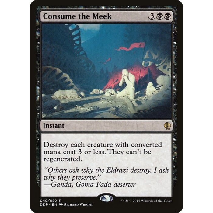 Magic: The Gathering Consume the Meek (049) Lightly Played