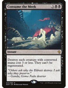 Magic: The Gathering Consume the Meek (049) Moderately Played