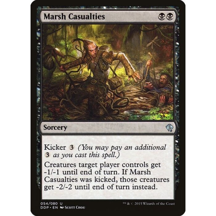 Magic: The Gathering Marsh Casualties (054) Lightly Played