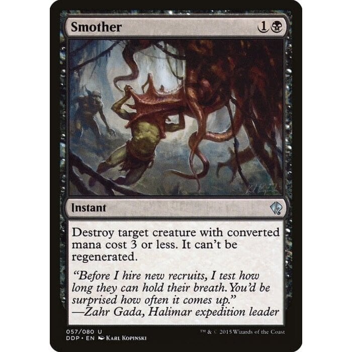 Magic: The Gathering Smother (057) Moderately Played