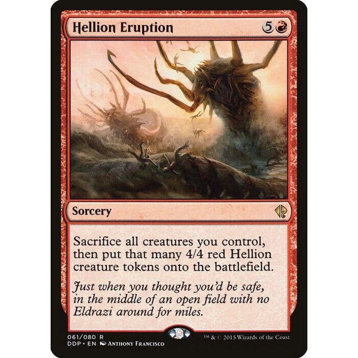 Magic: The Gathering Hellion Eruption (061) Moderately Played
