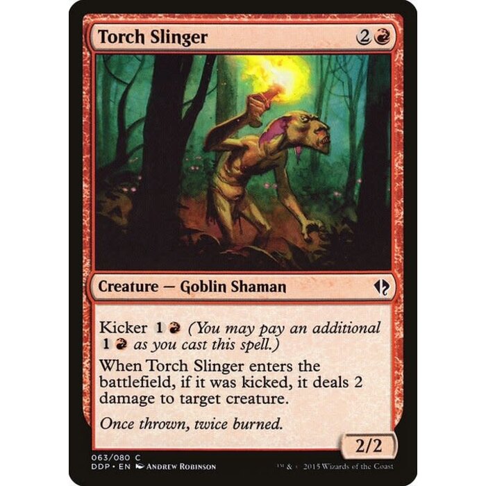 Magic: The Gathering Torch Slinger (063) Moderately Played