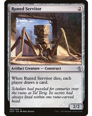 Magic: The Gathering Runed Servitor (066) Moderately Played