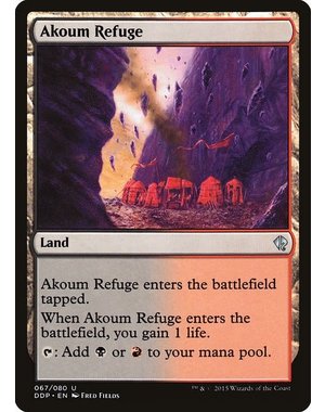 Magic: The Gathering Akoum Refuge (067) Moderately Played