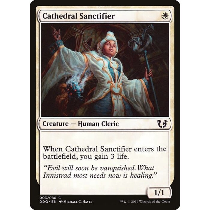 Magic: The Gathering Cathedral Sanctifier (003) Moderately Played