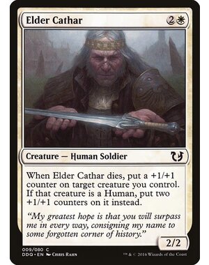 Magic: The Gathering Elder Cathar (009) Moderately Played