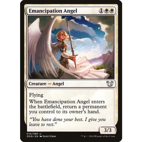 Magic: The Gathering Emancipation Angel (010) Moderately Played