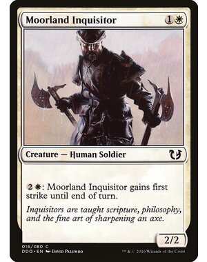 Magic: The Gathering Moorland Inquisitor (016) Moderately Played