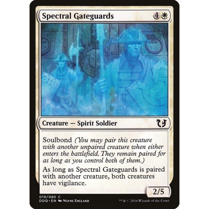 Magic: The Gathering Spectral Gateguards (019) Moderately Played