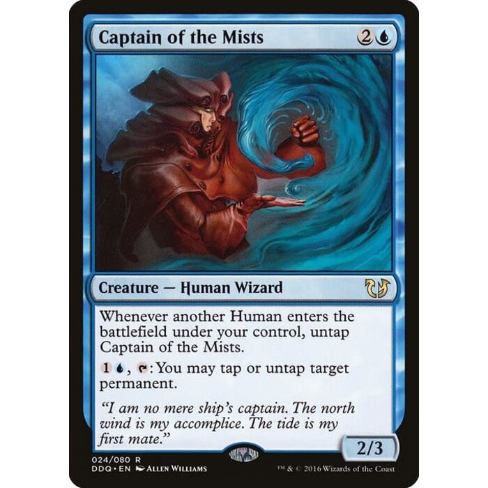 Magic: The Gathering Captain of the Mists (024) Moderately Played
