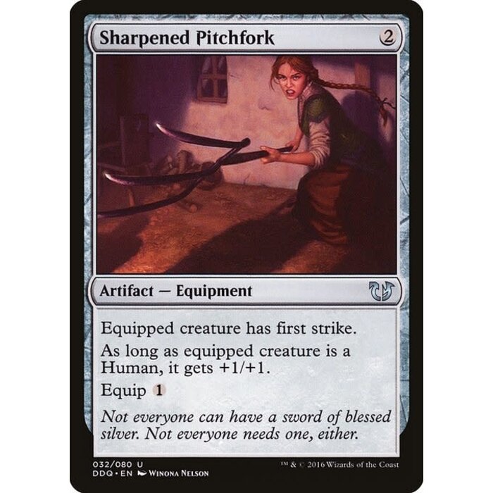 Magic: The Gathering Sharpened Pitchfork (032) Lightly Played