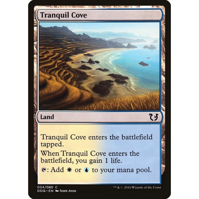 Magic: The Gathering Tranquil Cove (034) Moderately Played