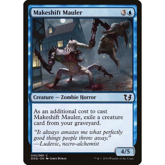 Magic: The Gathering Makeshift Mauler (045) Moderately Played