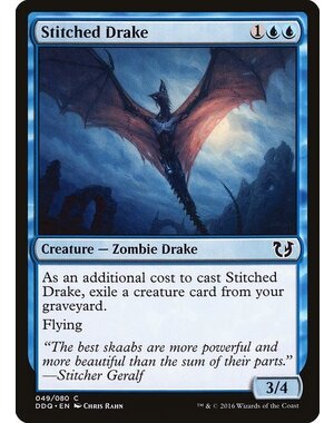 Magic: The Gathering Stitched Drake (049) Moderately Played