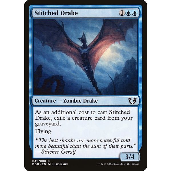 Magic: The Gathering Stitched Drake (049) Moderately Played