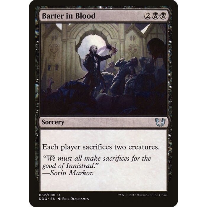 Magic: The Gathering Barter in Blood (052) Lightly Played