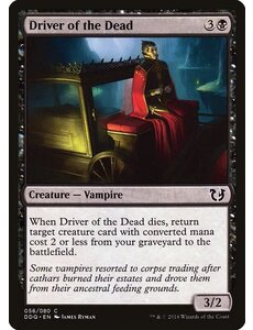 Magic: The Gathering Driver of the Dead (056) Moderately Played