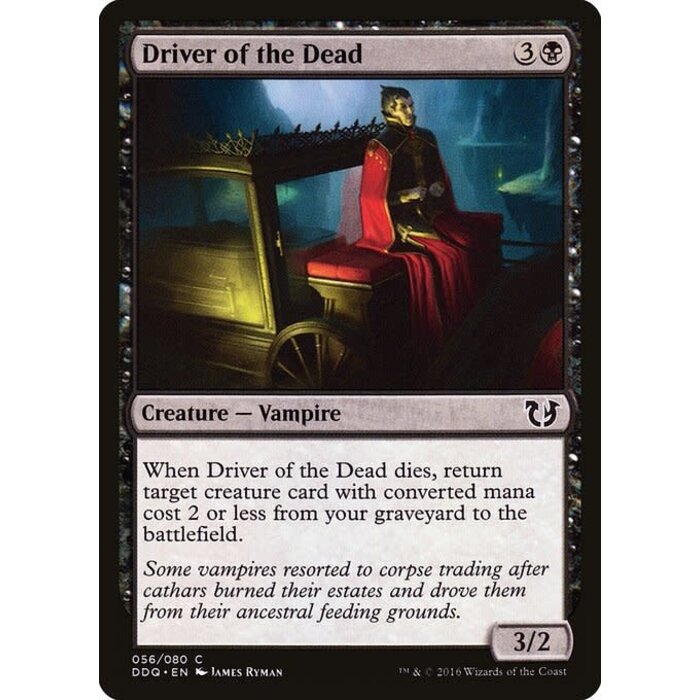 Magic: The Gathering Driver of the Dead (056) Moderately Played