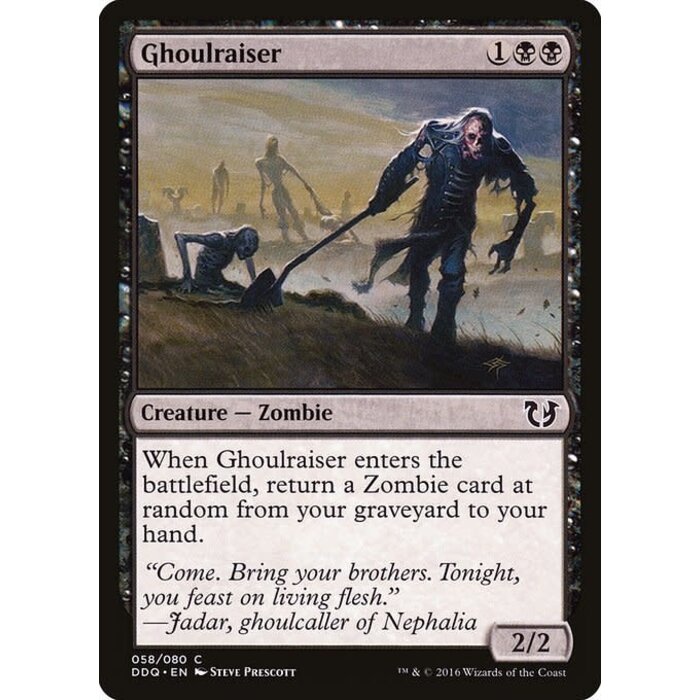 Magic: The Gathering Ghoulraiser (058) Lightly Played