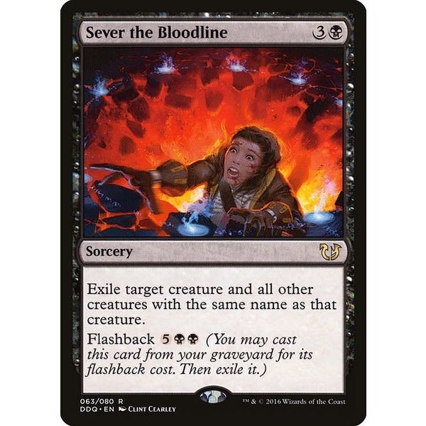 Magic: The Gathering Sever the Bloodline (063) Moderately Played