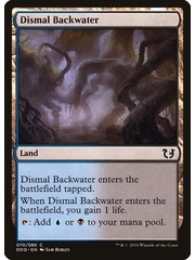 Magic: The Gathering Dismal Backwater (070) Moderately Played