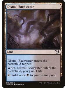 Magic: The Gathering Dismal Backwater (070) Moderately Played