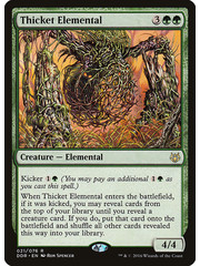 Magic: The Gathering Thicket Elemental (021) Moderately Played