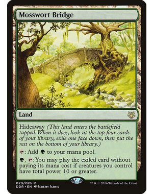 Magic: The Gathering Mosswort Bridge (029) Moderately Played