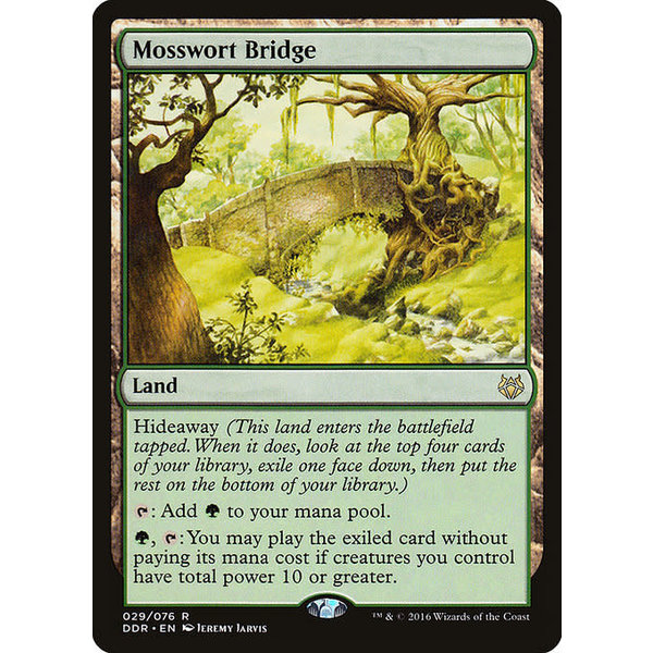 Magic: The Gathering Mosswort Bridge (029) Moderately Played