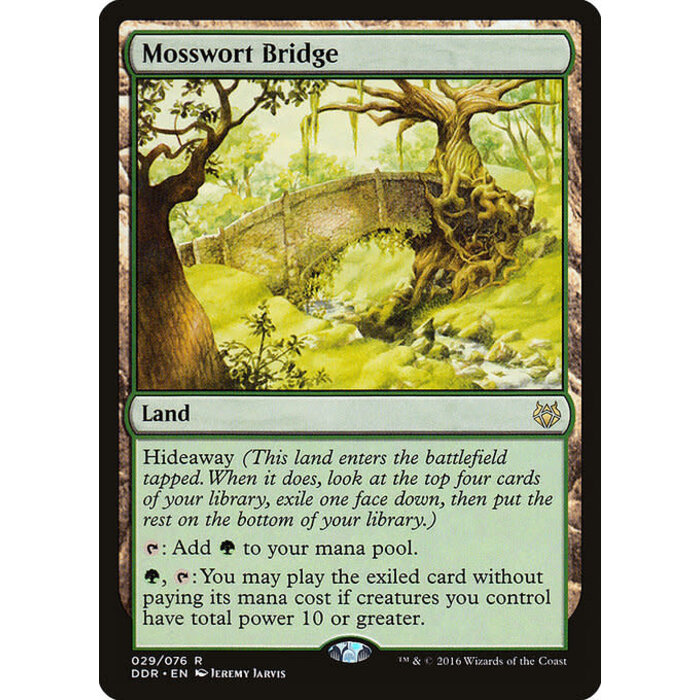 Magic: The Gathering Mosswort Bridge (029) Moderately Played